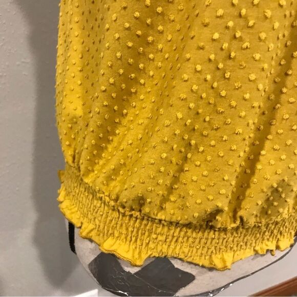 Anthropology W5 sleeveless mustard color high neck top - Picture 6 of 11